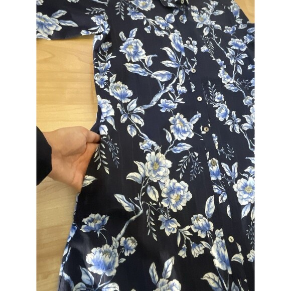 Johnny Was Magnolia High Low Ruffle Sleeve Maxi Dress Size Small - Picture 10 of 12